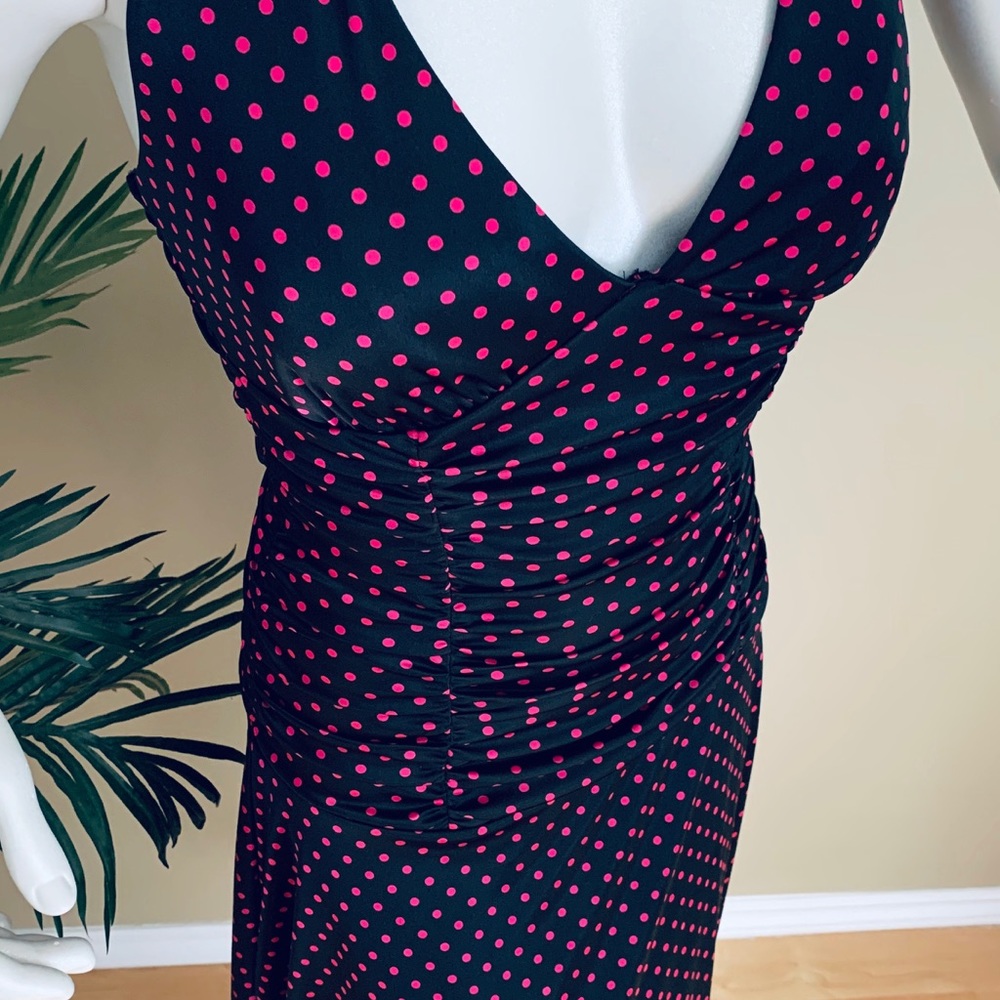 Ruby Rox ‘50’s Halter Tie Low Back Midi Dress Sz S